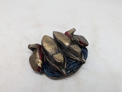 Vintage Belt Buckle Belt Buckle Cowboy Boots Pair Lovers Bergamot USA 1980