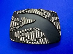 Snake Head On Snake Skin Pattern Chrome Brand Vintage Belt Buckle