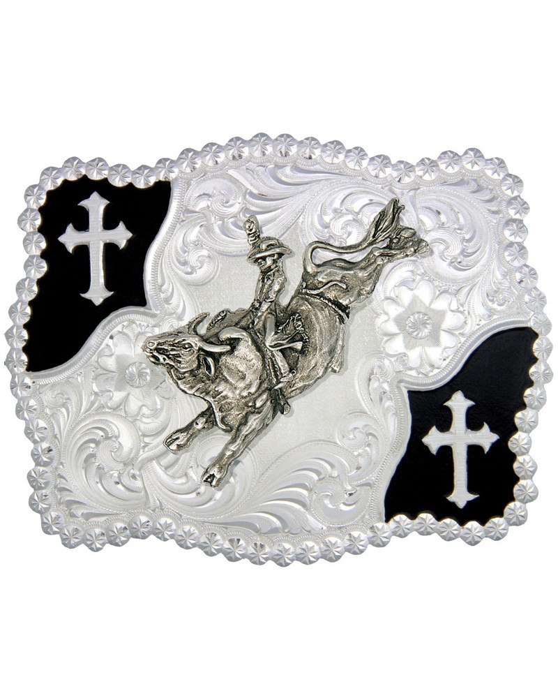 Montana Silversmiths Christian Flourish Bullrider Belt Buckle – 3611-528
