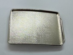 Rectangular Silver Color Craft Project Belt Buckle Make your own DIY Design!