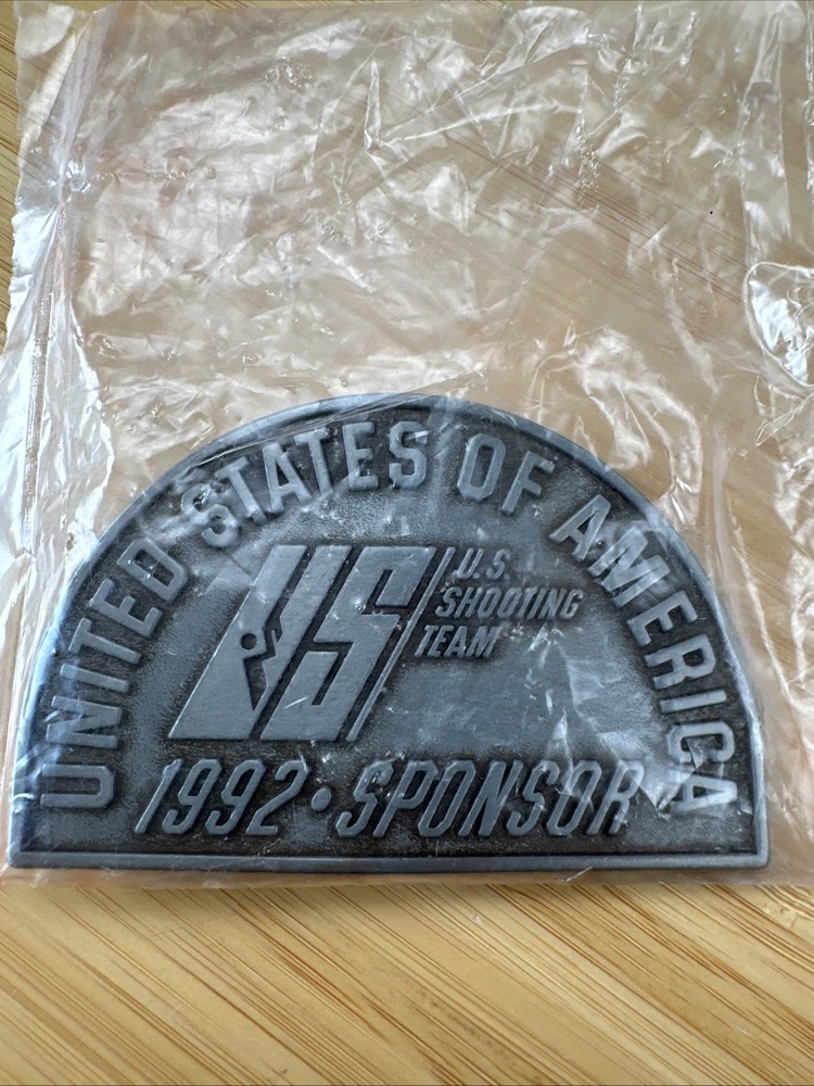 NRA / Vintage Belt Buckle US Shooting Team 1992