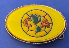 Ca Soccer Club América Football Flashing Led Lights! Belt Buckle Fresh Battery!