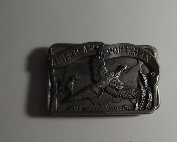 SISKIYOU BELT BUCKLE AMERICAN SPORTSMAN SERIES #890 OF 5000 1984 PHEASANT