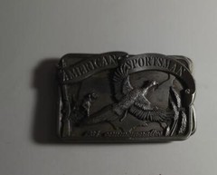 SISKIYOU BELT BUCKLE AMERICAN SPORTSMAN SERIES #890 OF 5000 1984 PHEASANT