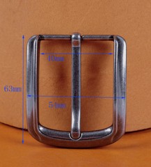 40mm Prong Pin Belt Buckle Belt Fastener Antique Silver Leather Craft Hardware