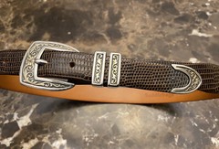 James Reid Sterling Silver 14k Gold Belt buckle Set bolero✅