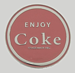Coke Bottle Belt Buckle COCA-COLA Cap SODA POP Vintage Rare Red Silver Metal