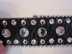FACETED CRYSTALS RELIGIOUS CROSS & STUDS BELT BUCKLE & LEATHER BELT – BBA-28