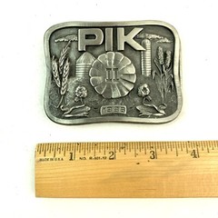 PIK II 1986 Metal Belt Buckle Iowa Premium & Specialty 492/5000