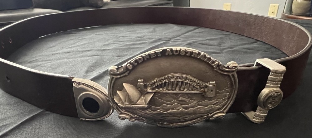 Sydney Australia Buckle With Belt 51 Inches Length
