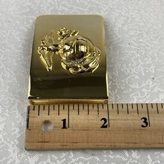 Vintage USMC Solid Brass Belt Buckle – Marine Corps Made In USA-Signed KIGI