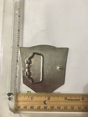 2008-2010 TRANSFORMERS METAL COLLECTIBLE BELT BUCKLE HASBRO Red Silver