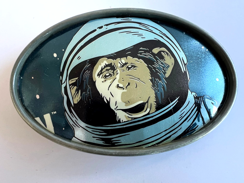 Astronaut Spaceman Monkey Cartoon Unisex Belt Buckle – Metal
