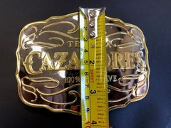 TEQUILA CAZADORES BELT BUCKLE