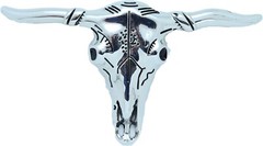 Bull Long Horn Blinged Out Western Silver Metal Belt Buckle Texas Rodeo
