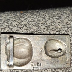 Kenneth Begay Sterling Silver Men’s Belt Buckle
