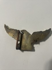 Vintage Eagle Belt Buckle Brass Biker Western Americana Unbranded