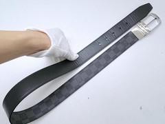 Louis Vuitton Pre-Owned Damier Graphite Slender Belt 85