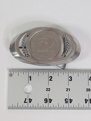 1776-1976 bicentennial Eisenhower Liberty Bell Moon Silver Dollar Belt buckle