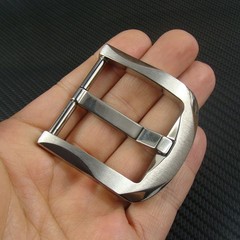 Titanium Pin Single Tongue Buckle Anti allergy Belt Buckle for 1.5&Prime; Belt Z235
