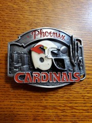 Phoenix Cardinals Vintage Belt Buckle 1980&rsquo;s NFL Football Team 1986 Season