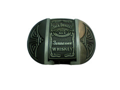 Belt Buckle Lighter Silver Whiskey Jack Daniel&rsquo;s Old No. 7 Belt width 1.5&Prime; NEW