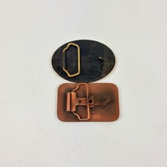 Vintage Matsco Solid Brass Belt Buckle BTS Hit Line Made inUSA