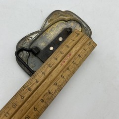 Vintage Truck Trailer Metal Belt Buckle Trucker