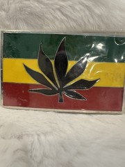 New Belt Buckle Marijuana Leaf Colorful New
