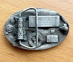 &lsquo;The Stagecoach&rsquo; belt buckle (Siskiyou)