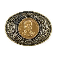 Vintage Metal Belt Buckle, Nice John Wayne American