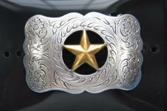 M&F WESTERN NOCONA STAR BELT BUCKLE 37232