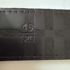 Burberry reversible belt in sand tone. polished metal buckle