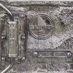 Standard Car Truck Co Barber Railroad Truck 3D Belt Buckle Silver USA Limited Ed