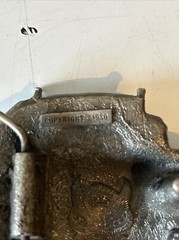 The Great American Buckle Company~USA~Trucker Belt Buckle~1980~Serial #240