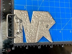 Mecca Vintage Clothing Line Textured Silver Color Belt Buckle