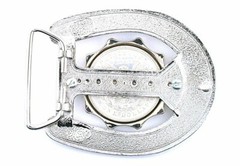 1921 Morgan Dollar Antiqued Silver Color Horseshoe Belt Buckle EPBB156