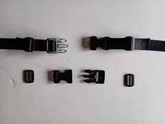 Hook two strap ends buckle fits 5/8&Prime;- 1&Prime; strapping very strong USA quick release