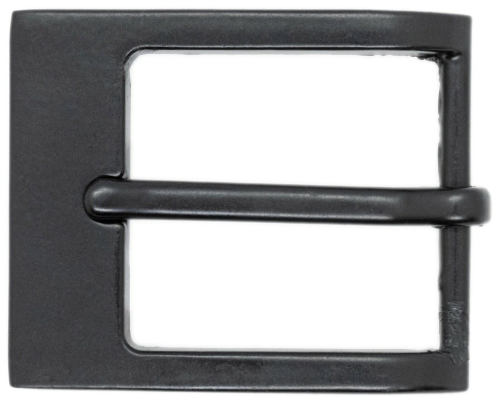 Matte Black Rectangular Belt Buckle for 1 1/2&Prime; Belts – The Belt Shoppe