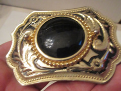 BLACK CRYSTAL OR STONE? DESIGN BELT BUCKLE – GW-5