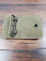 Vtg Brass WKM Oil Field Belt Buckle – “When the Pressure’s On” Superior Valve Co