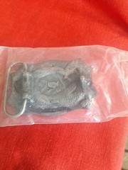 1871-1996 NRA 125 Years Belt Buckle National Rifle Association Flag Eagle NOS