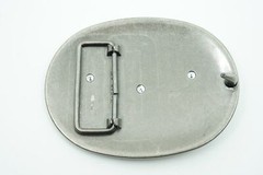 Longhorn Bull Western Rodeo Antique Silver Metal Belt Buckle