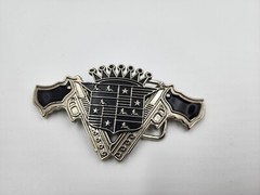 DOUBLE REVOLVER THEME BELT BUCKLE – 187 INC