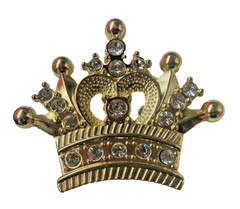Papa Crown Belt Buckle New Men Women Fashion Bling Style Gold Rare Western Rodeo