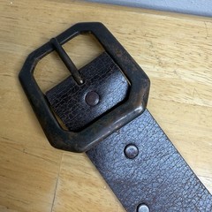 Rare VTG Peace Love Happiness Hippie Belt Boho Leather Unisex Dillon Rogers Read