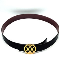 Hermes Belt Black Bordeaux Leather 2886257