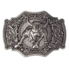Cartoon Bull Buckle-Handmade Belt Buckles Leather Belts Accessories DIY Waistban