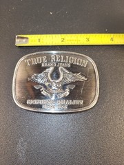 True Religion Brand Jeans Belt Buckle 3x 21/2