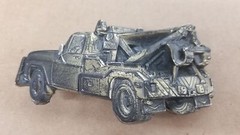 Vintage 1980 Tow Truck Wrecker Driver Belt Buckle American Buckle Co.